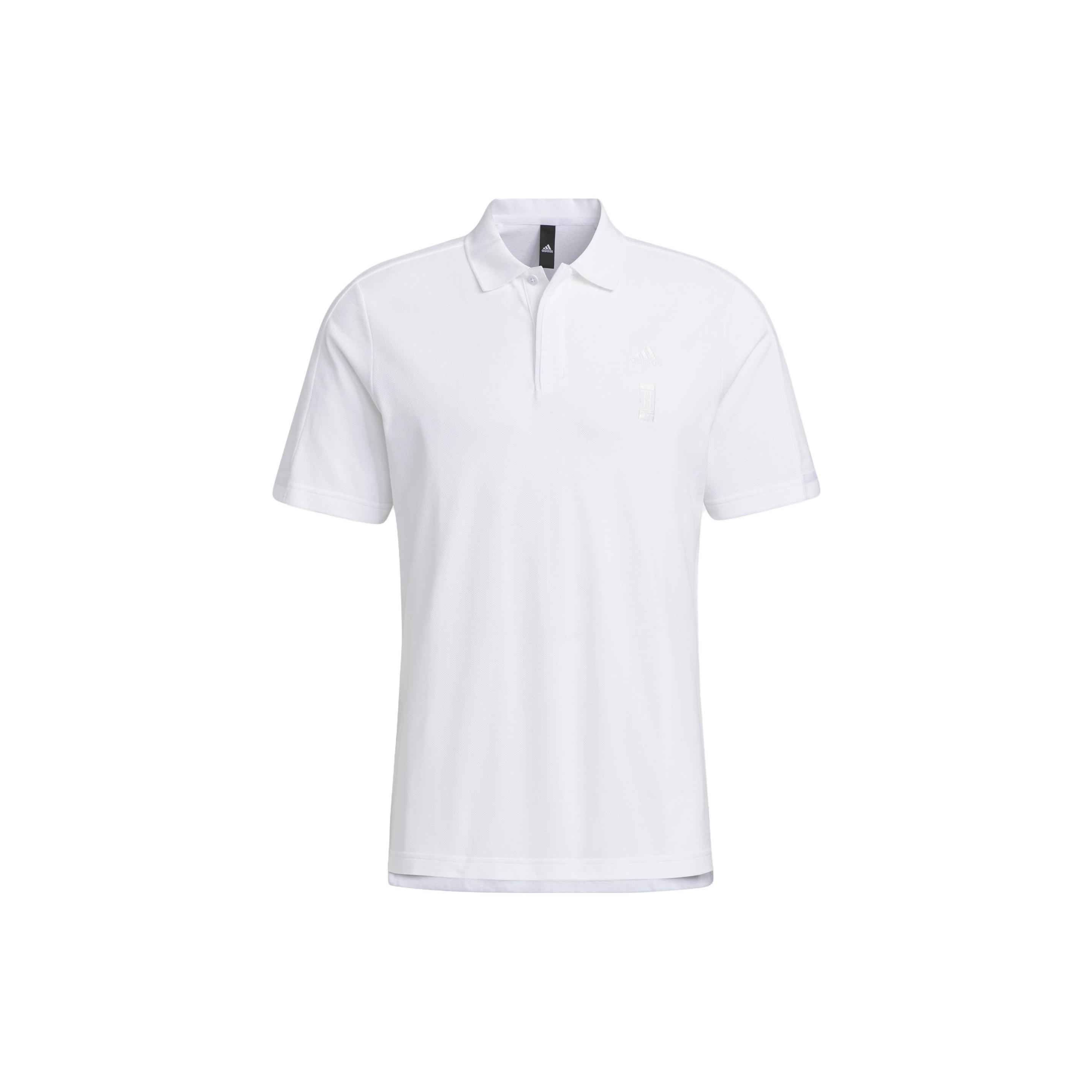 adidas WJ MH Polo Short-Sleeve T-Shirt Asia Sizing White Men s IA8108 XXL