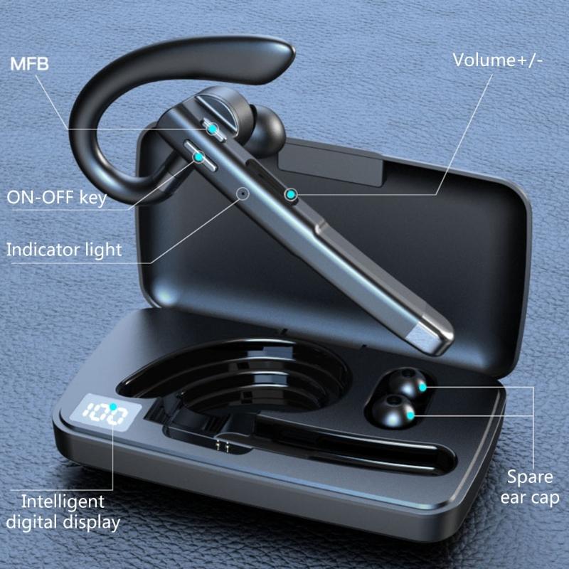 Over Ear Headphone Running Ear Hook Headset BLE 5.1 for Exercise Workout Gym for Android Phones