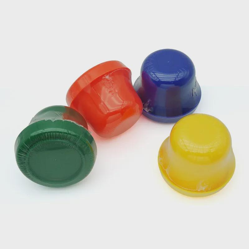 Förtjockat plasttärningskoppset med lock och sil, handvevad färgkopp med tärningar, anpassningsbar LOGO
