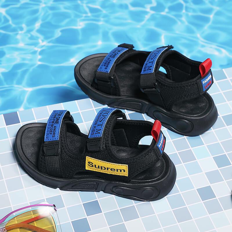 Lightweight Open-Toe Sandals for Boys - Summer Soft-Soled Children s Shoes 39