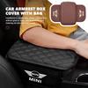 Leather Car Armrest Box Center Console Protection Storage Pad For MINI Cooper R60 R56 F56 F55 F57 F60 Countryman Convertible