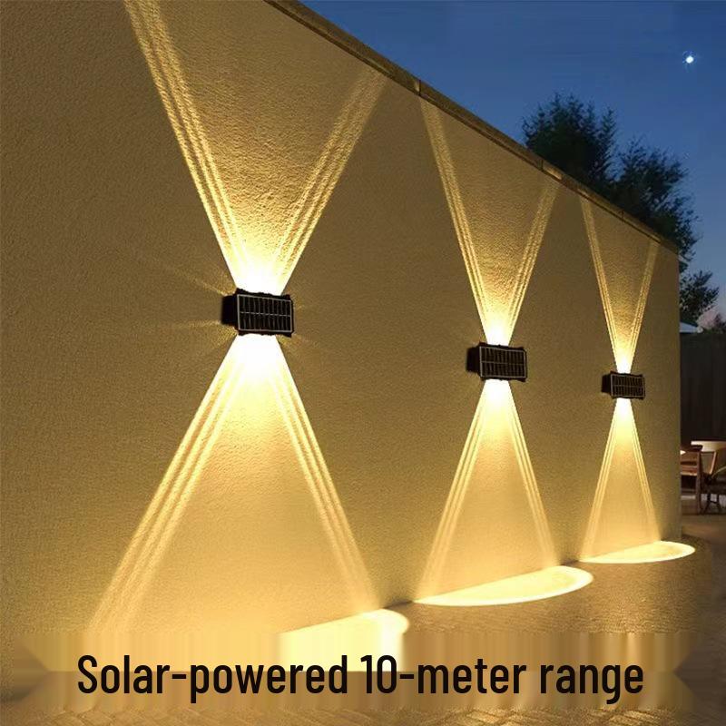 Waterproof Solar Wall Washer Light for Gardens and Courtyards
