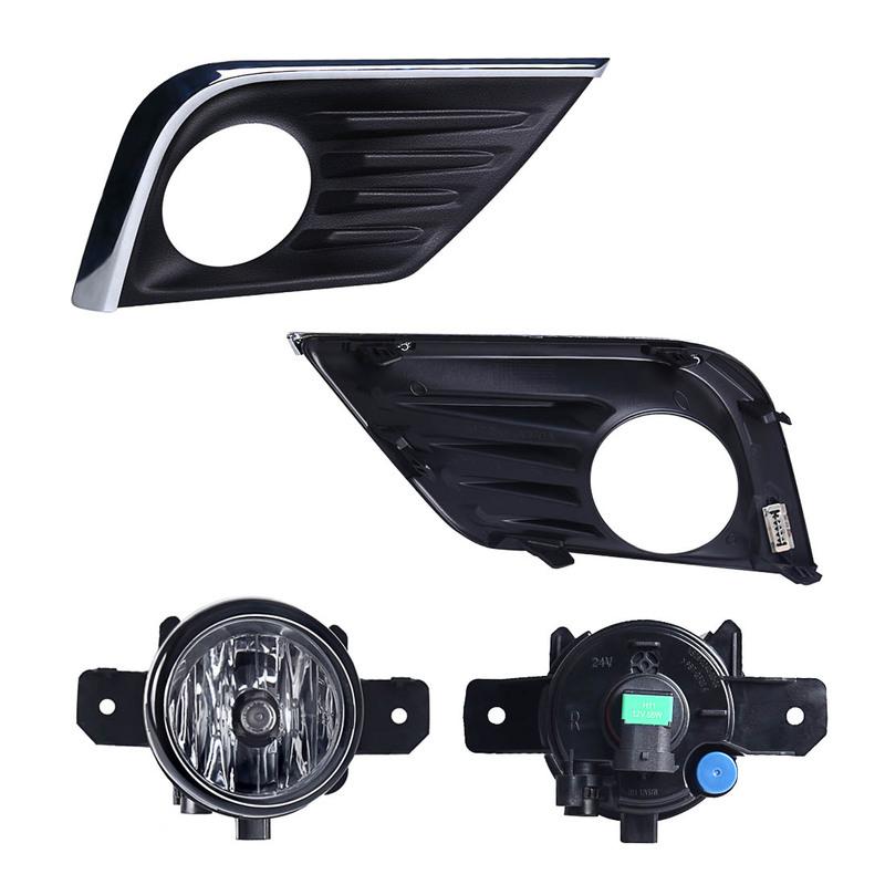 Fog Light For Nissan Altima 2016 2017 2018 Fog Light Frame Fog Lights Cover Headlight Covers Grilles Switch Car Accessories