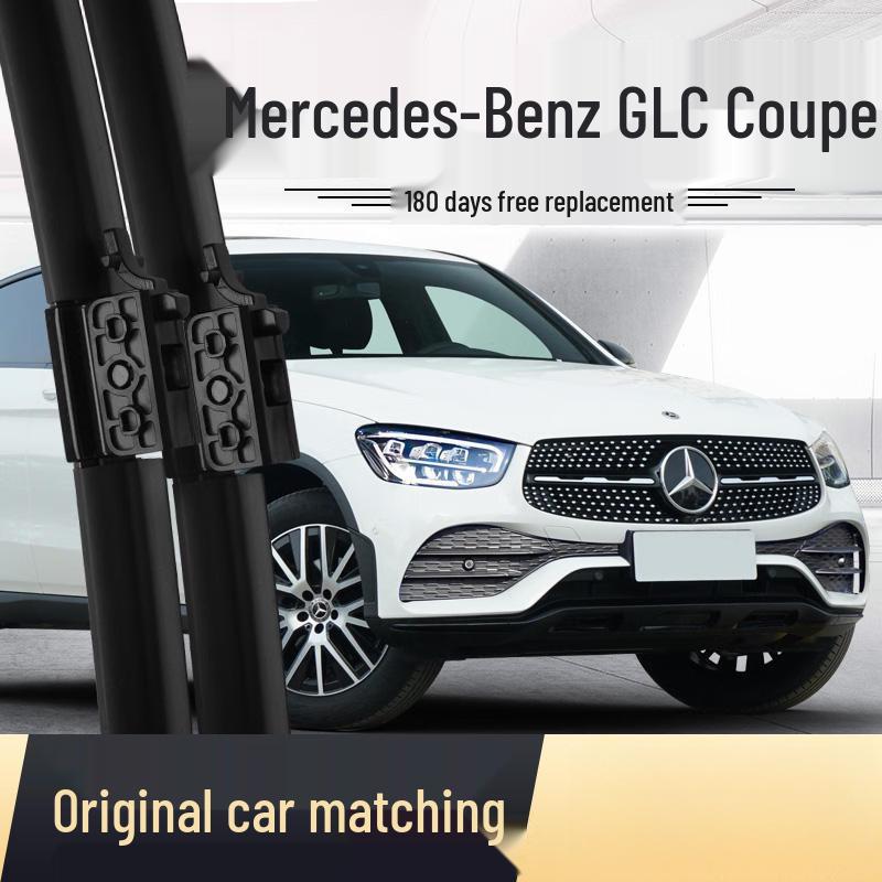 

Compatible Wiper Blades for Deyun Mercedes-Benz GLC Coupe 260/300-200, All-in-One Rubber Strips, Automotive Accessories Lincoln Nautilus (18-22, Front Wipers Only)