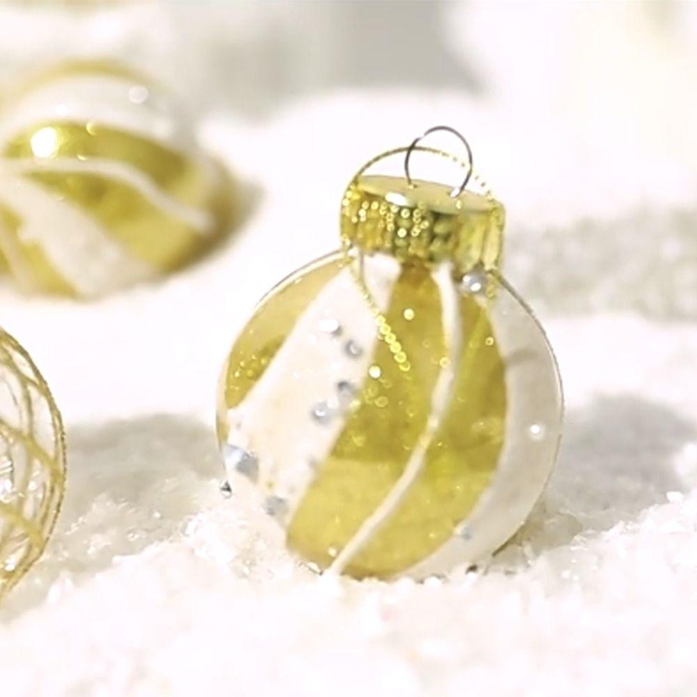 16pcs Plastic Christmas Ball Shatterproof Xmas Tree Hanging Ornament Christmas Spheres Pendant  Xmas
