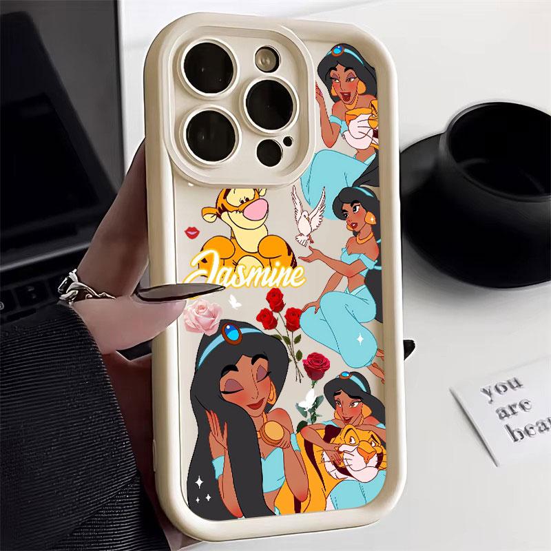 Princess Mermaid Silicon Case For Apple iPhone 17E 15 16 14 13 12 11 17 Pro Max 17 Air 16 Plus 16E Phone Protective Cover
