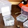 1 Set Bead Storage Box Mini Transparent Plastic Bead Storage Containers Portable Organizer Box For Jewelry Diamond Bead Pill