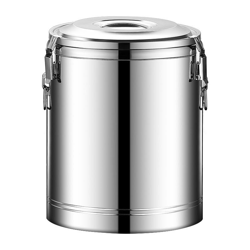 Large Capacity Stainless Steel Insulated Bucket for Porridge, Rice, Tea, and Hot Water