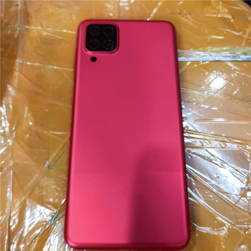 For Samsung Galaxy A12 A125 A125F SM-A125F Back Battery Cover Rear Housing Cover With Side Button Replacement Parts