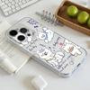 Transparent Silicone Soft Cover For IPhone 13 12 11 Pro 17 Pro Max IPhone 16 15 14 13 12 Pro Max 16 Plus IPhone 15 14 Plus