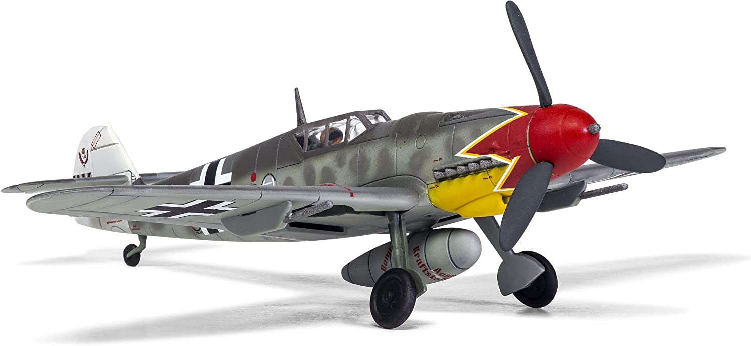 Airfix 1/72 Немецкий истребитель Messerschmitt Bf109G-6 пластиковая модель X-2029B