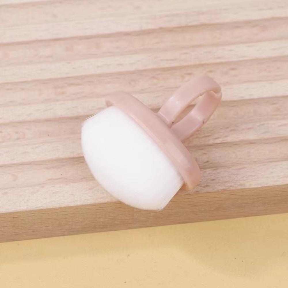DIY Manicure Tools Nails Art Dust Brush Gel Dust Cleaning Ring-shaped Brush Buckle Brush
