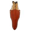 Mikikajiya Village Genuine Leather Case for Bud TS165 Scissors, Brown,