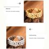 Adjustable Rings Lightweight Comfortable Anti-Oxidation Ring Exquisite Craftsmanship Versatile Open Ring for