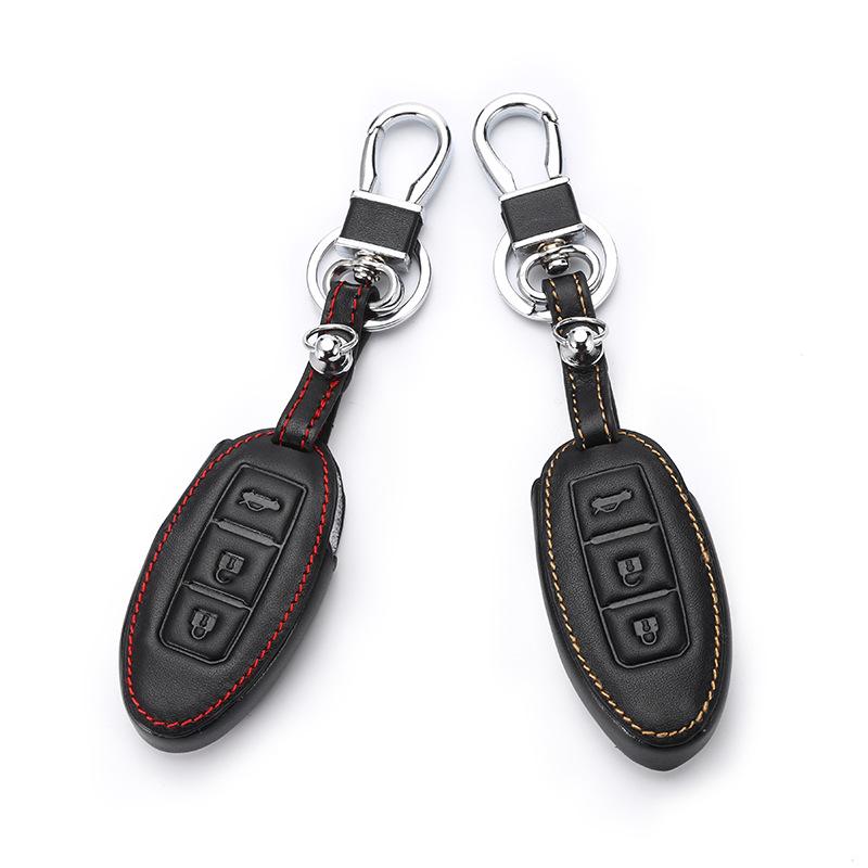 Nissan 3-Button Trunk Key Case for Bluebird, Teana, Sylphy - Modified Rear Trunk Key Cover Shell for Men & Women