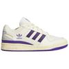 Adidas Forum Low CL Κρεμ Λευκό Collegiate Purple Ανδρικά Αθλητικά Παπούτσια Ζεστό-Βανίλια JI3268