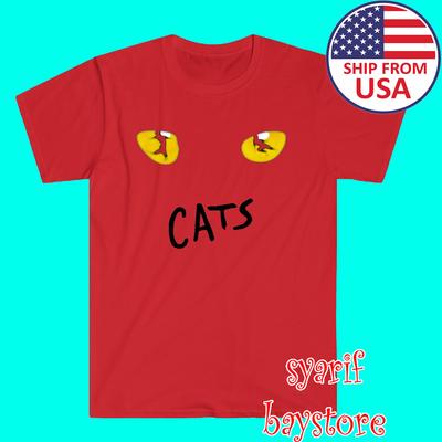 Cats Broadway Musical Show Men#039;s Red Size S To 5XL Unisex T-Shirt