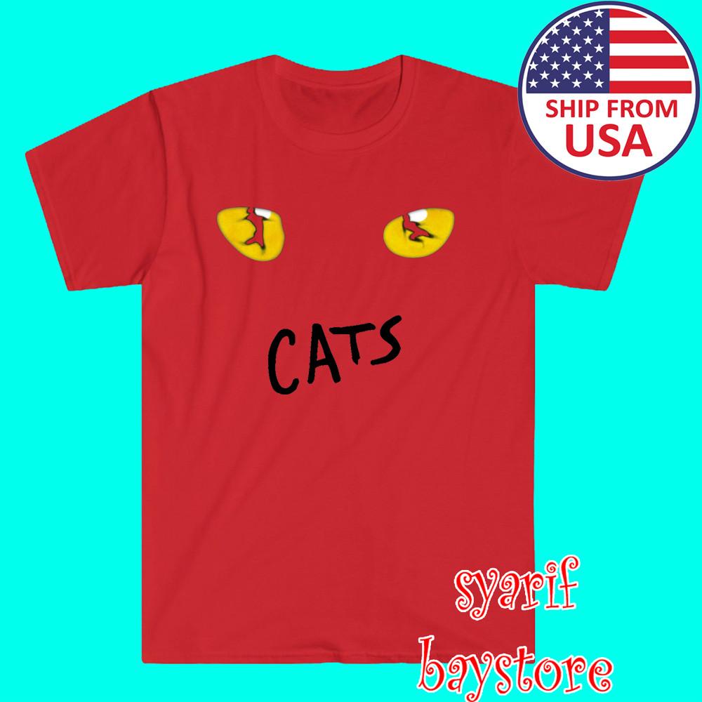 Cats Broadway Musical Show Men#039;s Red Size S to 5XL Unisex T-Shirt XXXXL