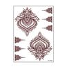 Waterproof Tattoo Stickers Middle Eastern Lace Temporary Tattoos for Women Adults Adhesive Body Art Stickers