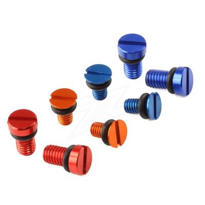 ZETA Racing DIRTFREAK F8205 Front Fork Air Valve Screw for KYB/SHOWA Red Pack of 2 (Old Part Number: ZE56-11002)
