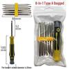 6-in-1 Magnetic Screwdriver Set with Special Shape Bits