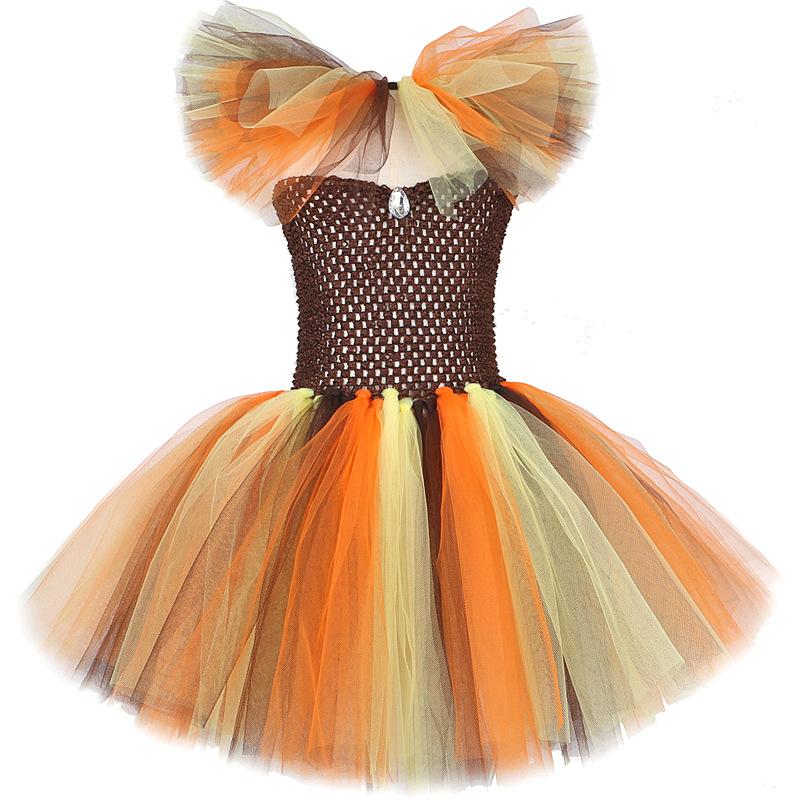 Girls Lion King Costume Holiday Party Tutu Princess Dresses Fancy Animal Cosplay Carnival Halloween Costume for Kids Clothes Set 12M