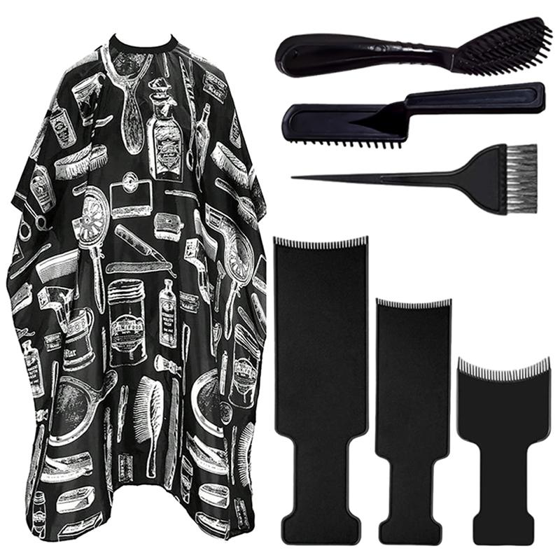 Professional Salon Hair Highlight Dyeing Board Plate Coloring Brush Comb Barber Hairdresser Styling Design Hair Styling Tools