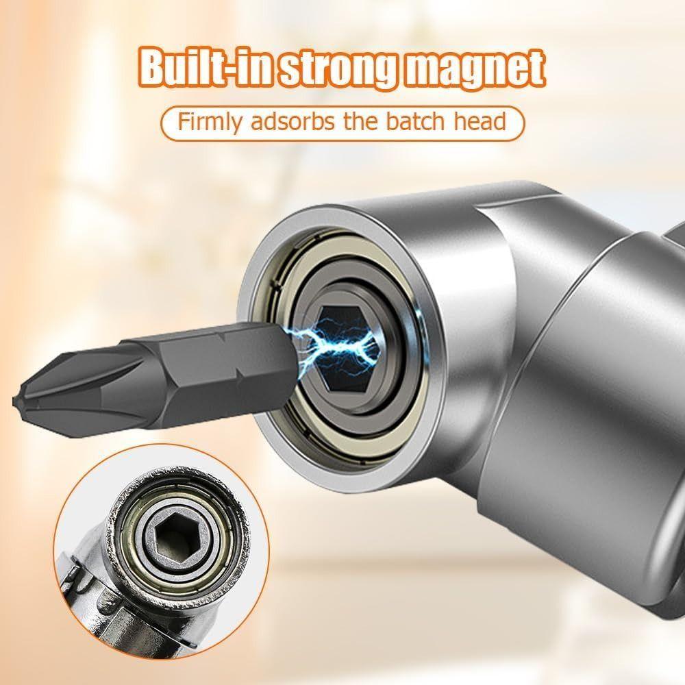 Self-Locking 105°Right Angle Drill Adapter  for Power Drill Tool
