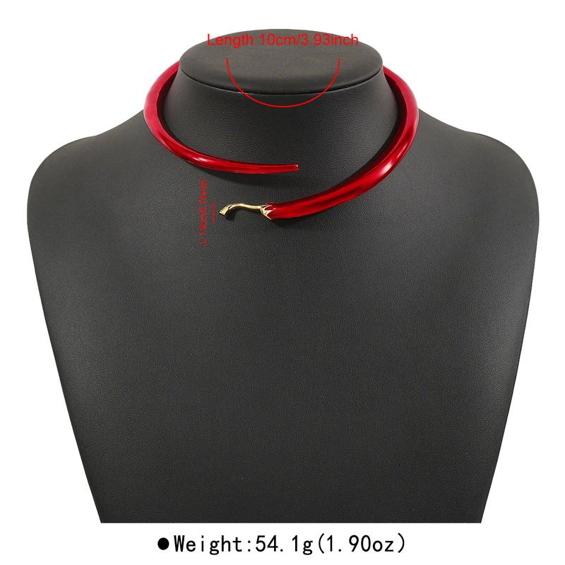 2025 Neue Tropföl Grün Rote Chilischote Anhänger Ohrringe Halskette für Damen Einfacher Gemüse Choker Halsband Design Sinn Schmucksets