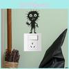 Halloween Themed Wall Stickers Pvc Decor Flat Style For Bedroom And Commercial Spaces