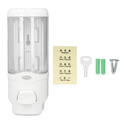 Dozator Manual de Săpun Transparent Rezistent la Scurgeri Montat pe Perete Dozator de Săpun Lichid pentru Mâini pentru Baie