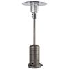 Outdoor Heater with Automatic Shut-off and Wheels, 82x82x223 Cm, Dark Brown