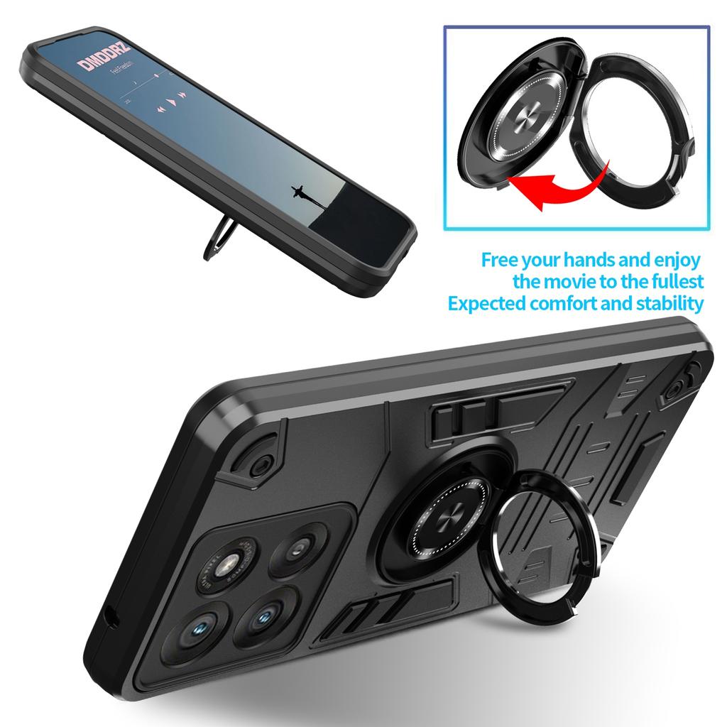 Case For Motorola Edge 50 60 Pro Fusion Neo Stylus G04 G24 G05 G15 G56 G86 Armor Shockproof Ring Stand Holder Shell Coque Fundas