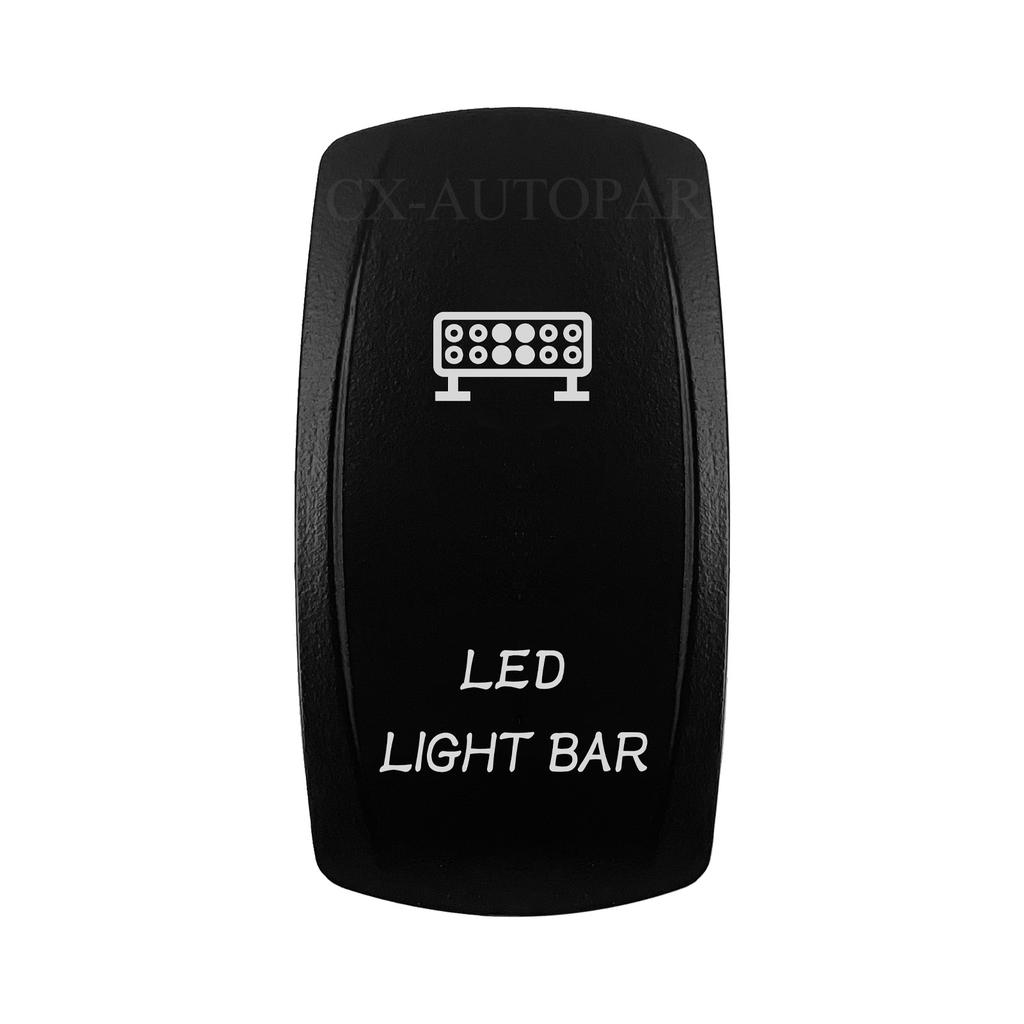 Laser-Engravable Rocker Switch Cap (No Body) - Switch Actuator Cover Replacement for 12V 24V Car Boat ATV Carling ARB Narva