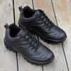 Women's Leather Sneakers Autumn Winter Black Sneakers Women Shoes Waterproof Non-slip Outdoor Walking Sneakers Women Casual Shoe