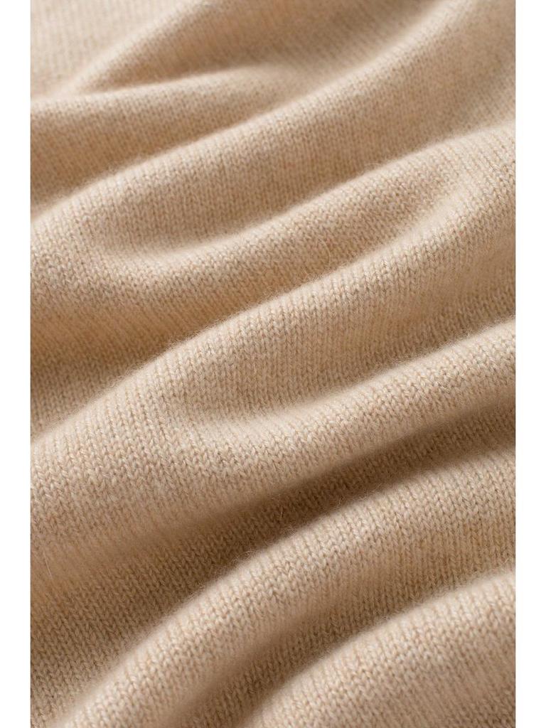 Women's Cashmere V-Neck Vest - Autumn/Winter Slim Fit, Solid Color, Sleeveless, Warm Knit.