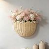 - Rattan Wall-mounted Storage Basket, Home Decoration Wall-mounted Basket