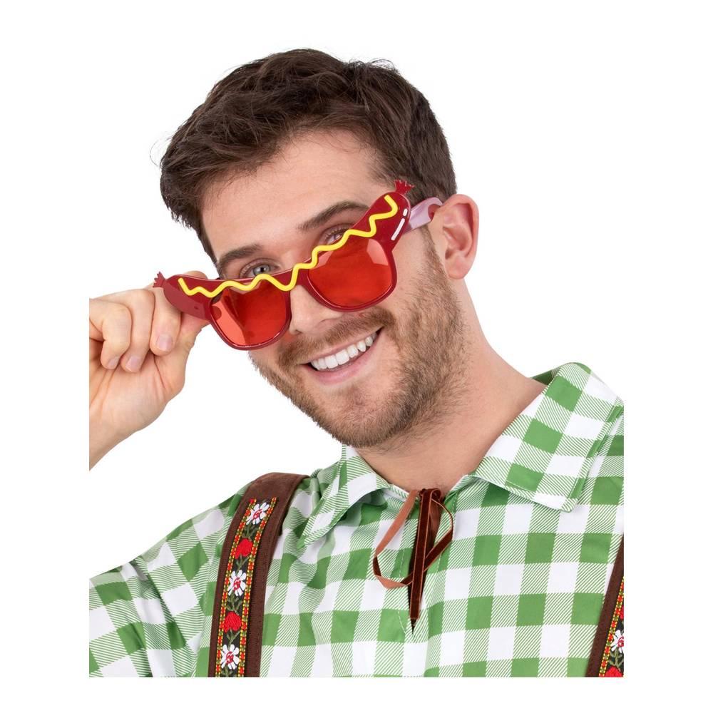 Smiffys Unisex Adult Sausage Novelty Glasses