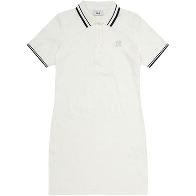 MLB Fashion Minimalist Sports Short Sleeve Casual Long Sleeve Dress Women dress 3FOPM0163-50IVS-3-3-777