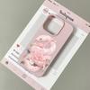 Pink Snake Floral Bow Print Phone Case For iPhone 17 Pro Max 16 Plus 15 Pro 14 13 12 11 XR 17Air Lychee Textur Soft Cover
