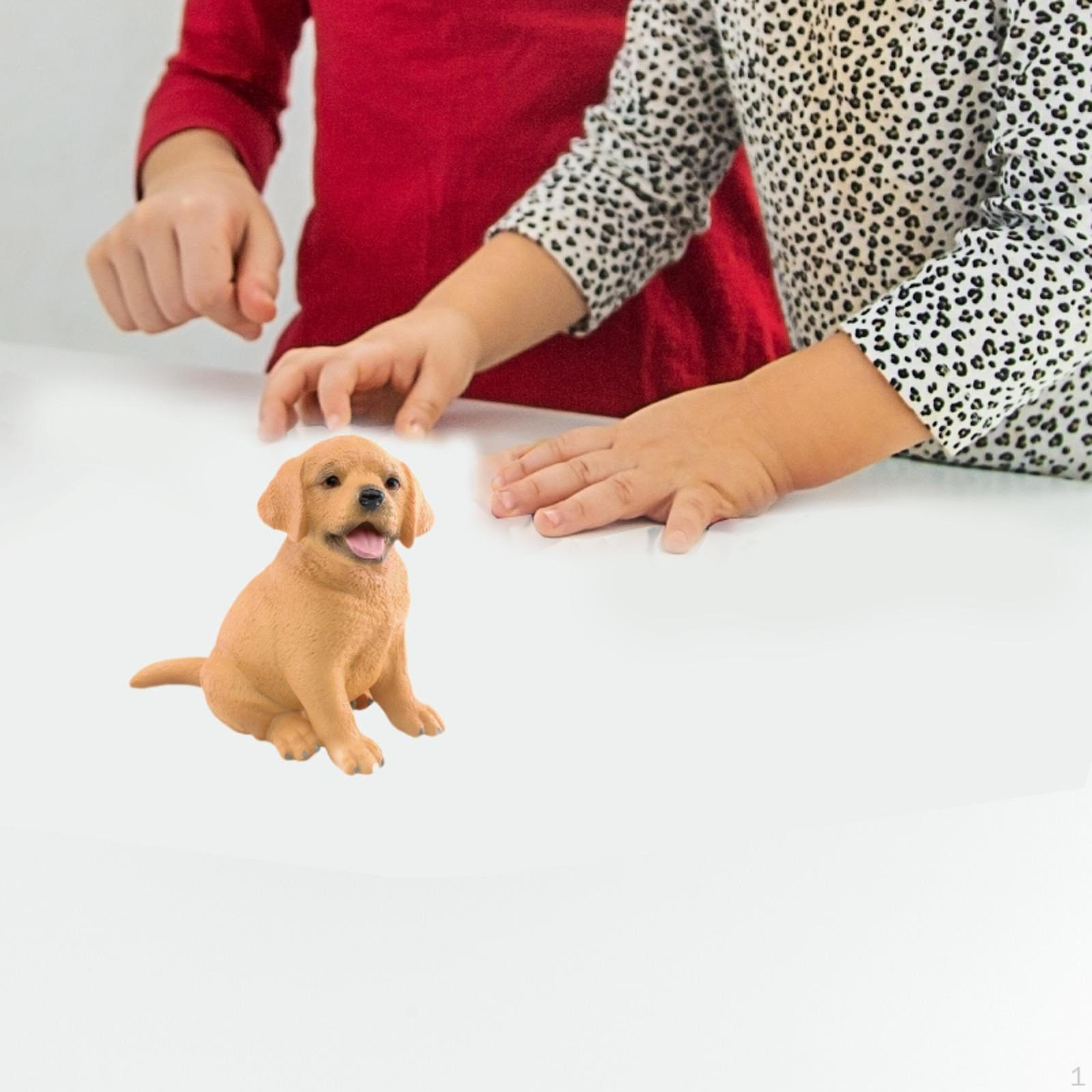 Фигурка статуэтка собаки животного Коллекционная фигурка Декор для подарка на день рождения Labrador