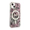 Guess Flower Magsafe - Case Iphone 14 Plus (Pink)