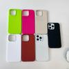 Luxury Glossy Silicone Soft Case For iPhone 16 15 14 13 12 11 Pro Max Plus Candy Color Square Shockproof Cover Ultra-Thin Shell