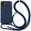 Protective Case - E.F.CONNECTION - for iPhone 11 - Flexible - Navy Blue - Shockproof and Scratch-Resistant