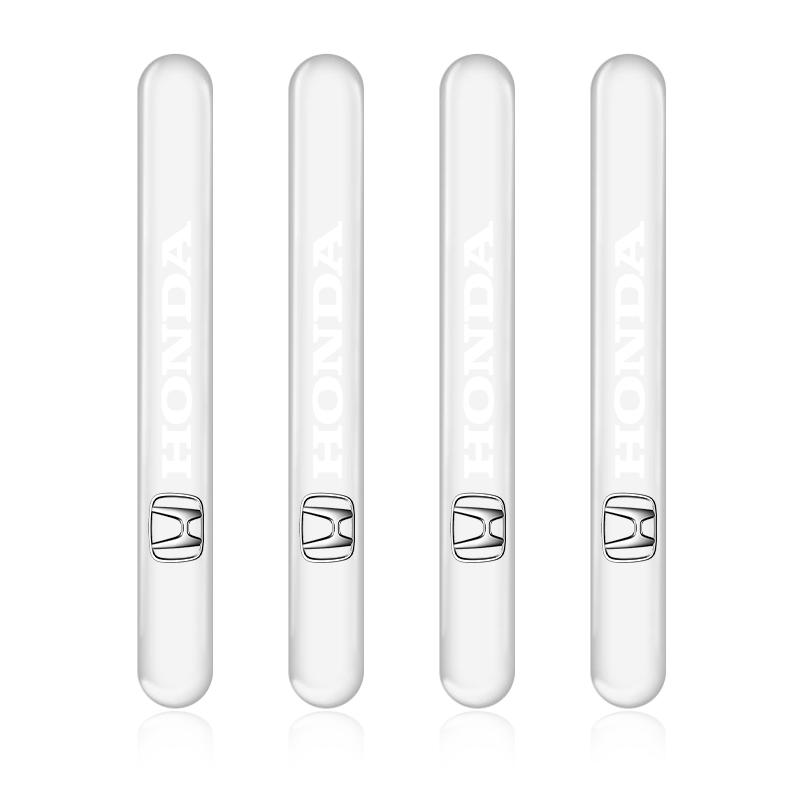 4PCS Transparent Car Door Anti-collision Protector Bumper Strip Sticker For Honda CBR300RR CBR600RR CBR1000RR CBR500R CBR650F VFR800 1200 VTX1300