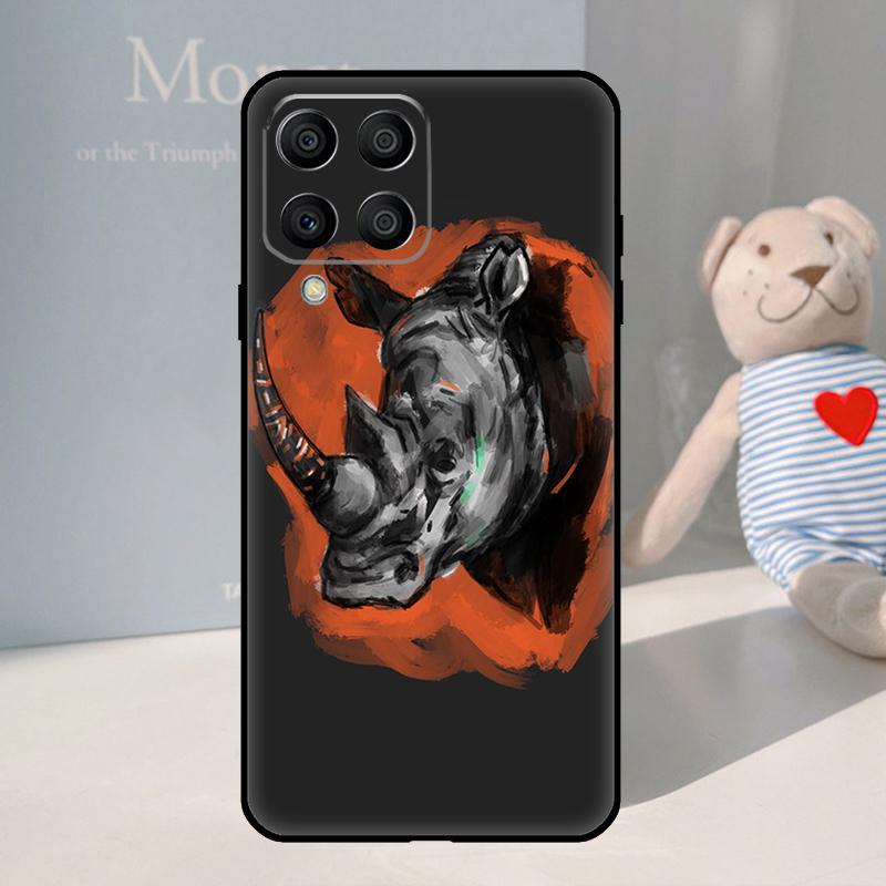 Rough Rhinoceros Rhino Beast For Samsung Galaxy M55 M15 M35 M14 M34 M54 M11 M21 M31 M13 M33 M53 M12 M32 M52 M06 M16 Case