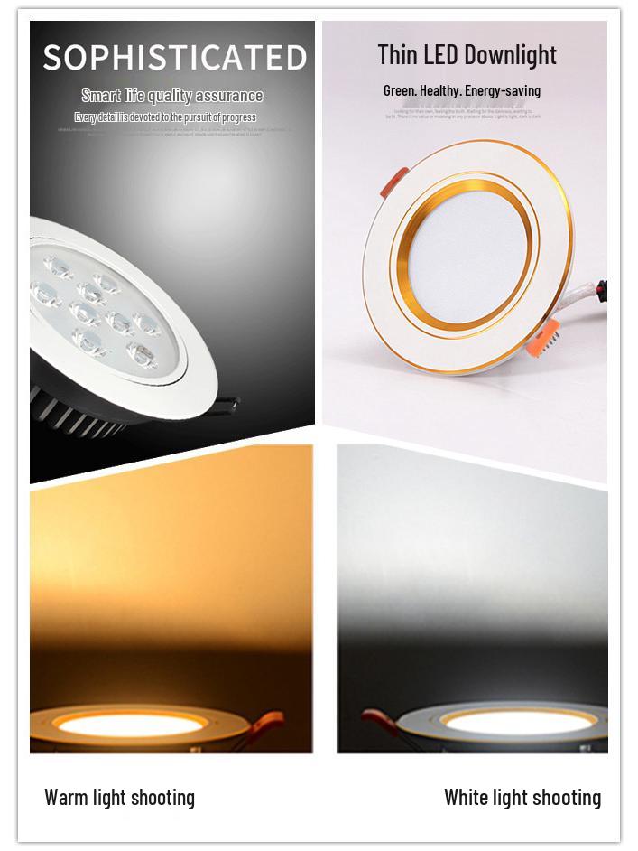 

2,5-дюймовый 3 Вт светодиодный точечный потолочный светильник 3W Downlight 2.5 inch (Cutout 65-85mm)