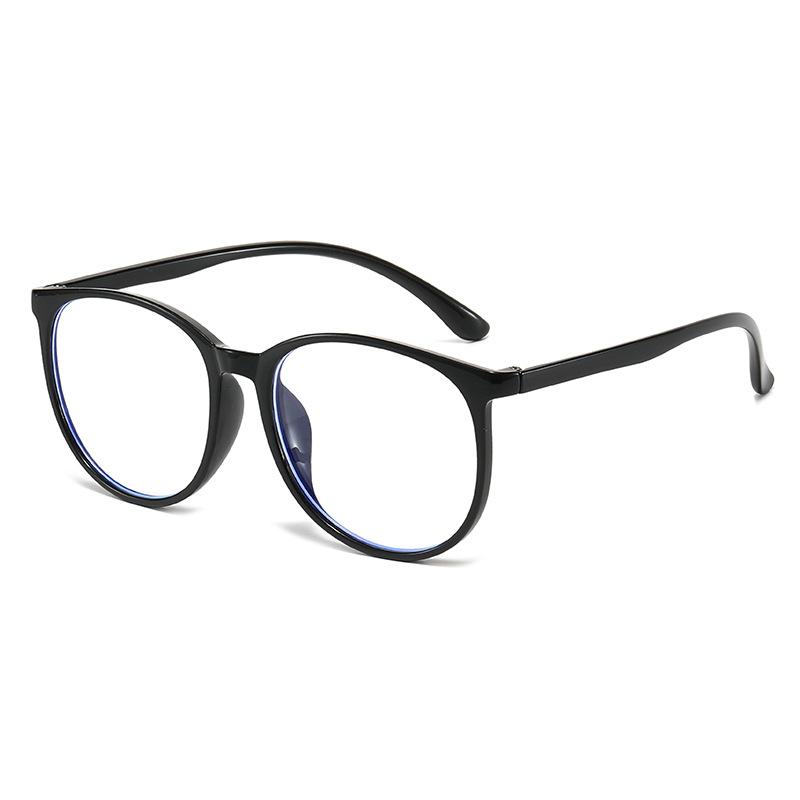 Retro Square Glasses Frame Neutral Fashion Retro Glasses Frame Men'S And Women'S Classic Solid Color Lens Free Glasses Frame