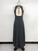 2026 French Retro Polka Dot Sleeveless Backless Dress