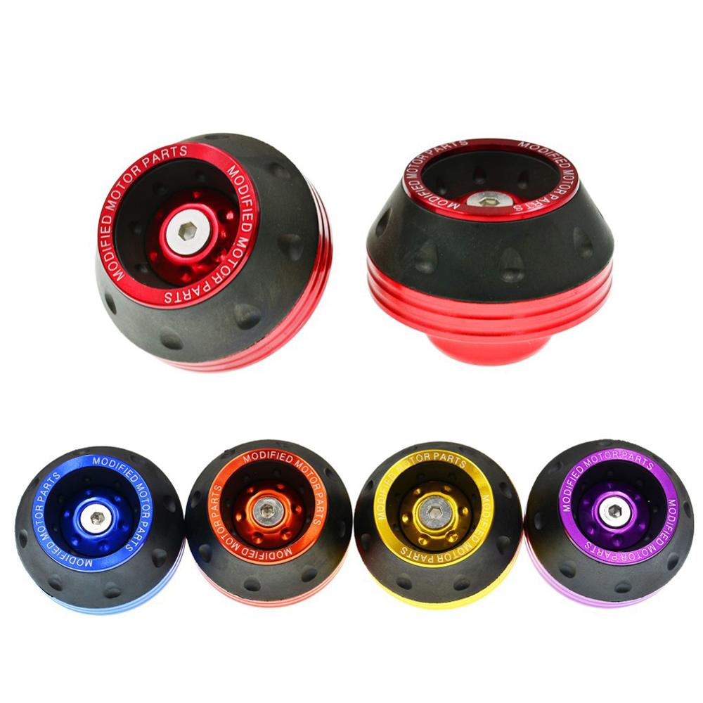 Aluminum Wheel Protection Crash Pads Colorful Motorbike Crash Protector Motocross Tire Frame Slider Moto Equipment Accessories